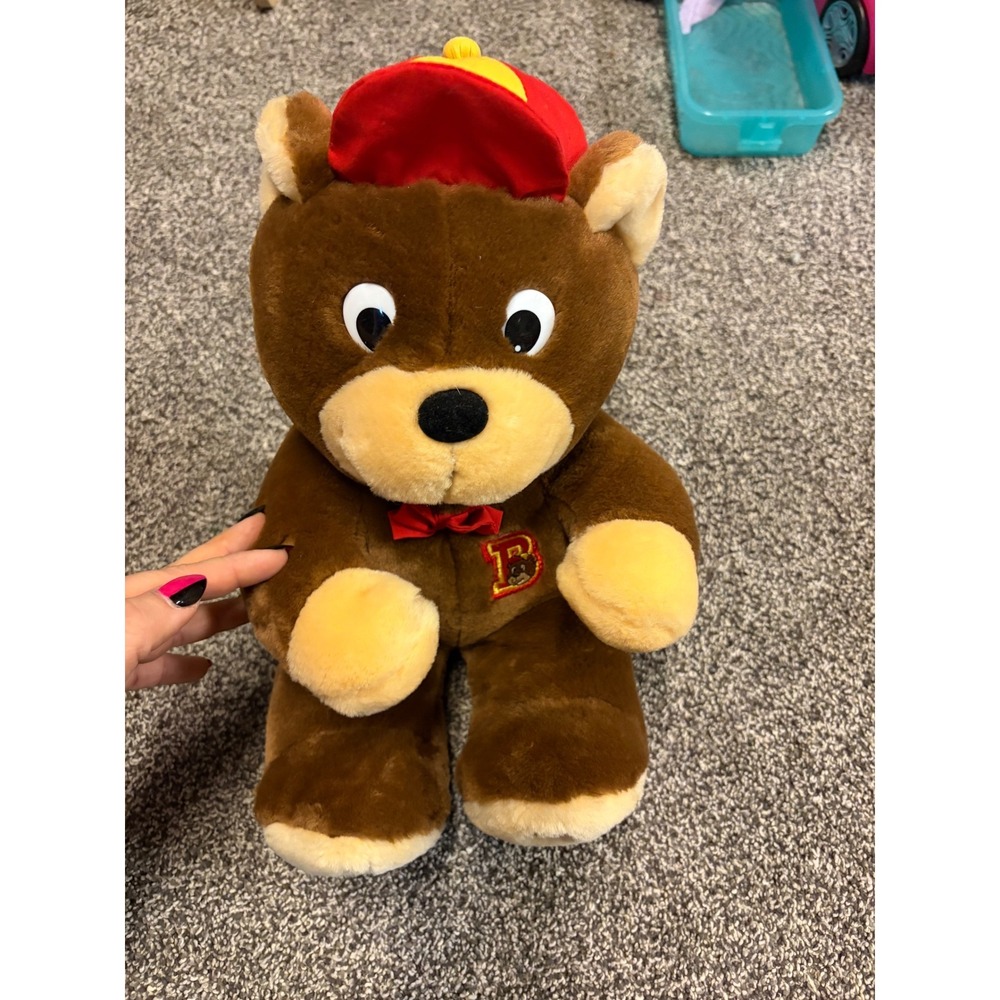 Vintage 2000 General Creation Baby Bear Plush Numbered Paws Brown‎ Toy Untested